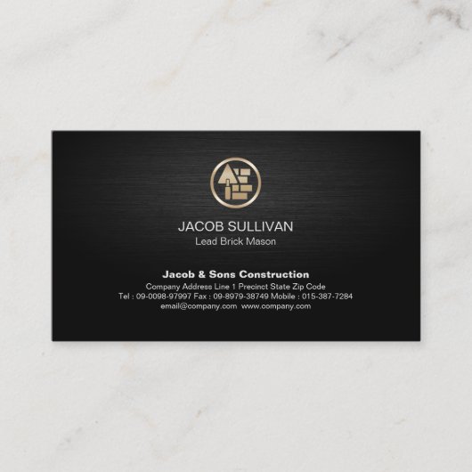 ブリックストーン石工建築 名刺 (正面)