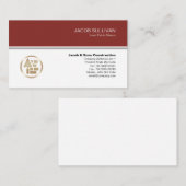 ブリックストーン石工建築 名刺 (正面/裏面)