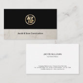 ブリックストーン石工建築 名刺 (正面/裏面)