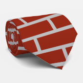 ブリックネックタイ（ブリックレッド&グレー） ネクタイ (ロール)