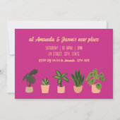 ブリックハウスとピンクドアハウス温暖化パーティー 招待状 (裏面)