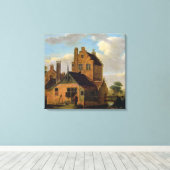 ブリックハウス キャンバスプリント (インサイチュ (ウッドフロア))