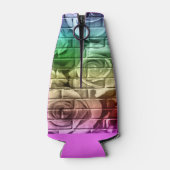 ブリックバラ-16 – レインボー – ドリンククールボトル-Koozie ボトルクーラー (裏面)