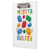 ブリックビルダおもしろいブロック建物マスタービルダ クリップボード (左)