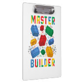 ブリックビルダおもしろいブロック建物マスタービルダ クリップボード (右)