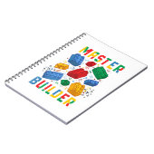 ブリックビルダおもしろいブロック建物マスタービルダ ノートブック (左側)