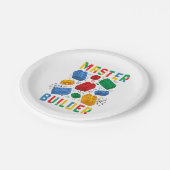 ブリックビルダおもしろいブロック建物マスタービルダ ペーパープレート (アングル)