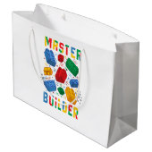 ブリックビルダおもしろいブロック建物マスタービルダ ラージペーパーバッグ (裏面アングル)