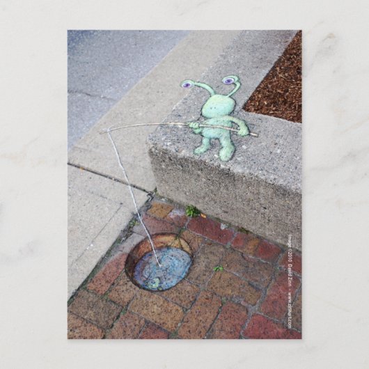 ブリックフィッシング用スラッゴのはがき ポストカード (正面)