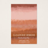 ブリックブラシイヤリングネックレスジュエリー表示カード (裏面)