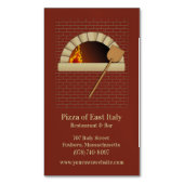 ブリックベーカリーピザ マグネット名刺 (正面縦)