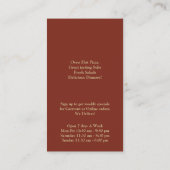 ブリックベーカリー名刺 名刺 (裏面)