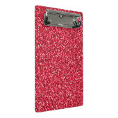 ブリックレッドグリッター ミニクリップボード (アングル)