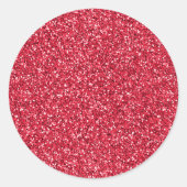 ブリックレッドグリッター ラウンドシール (正面)