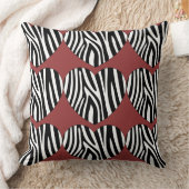 ブリックレッドヒョウ印刷枕/常に優しい クッション (ブランケット)