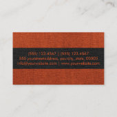 ブリックレッドモノグラエレガントム 名刺 (裏面)