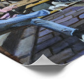 ブリックレーンプリント ポスター (角)