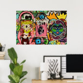 ブリックレーン通りアートロンドン(1120)ポスター ポスター (ホームオフィス)