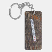 ブリックレーン – ロンドン – 通り標識 – キーチェーン (正面左)