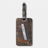 ブリックレーン – ロンドン – 通り標識 – 荷札 ラゲッジタグ (裏面縦)