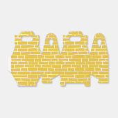 ブリックロード – 黄色と透明 フェイバーボックス (折り畳みなし)