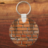 ブリック壁に対するギター キーホルダー (正面)