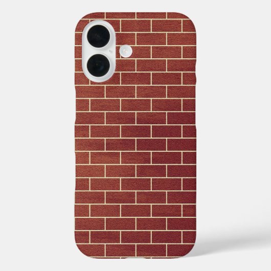 ブリック壁のiPhoneケース Case-Mate iPhoneケース (裏面)