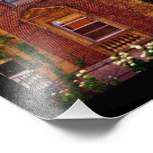 ブリック建物 フォトプリント            (角)