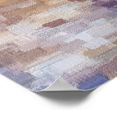 ブリック抽象芸術冬秋 ポスター (角)