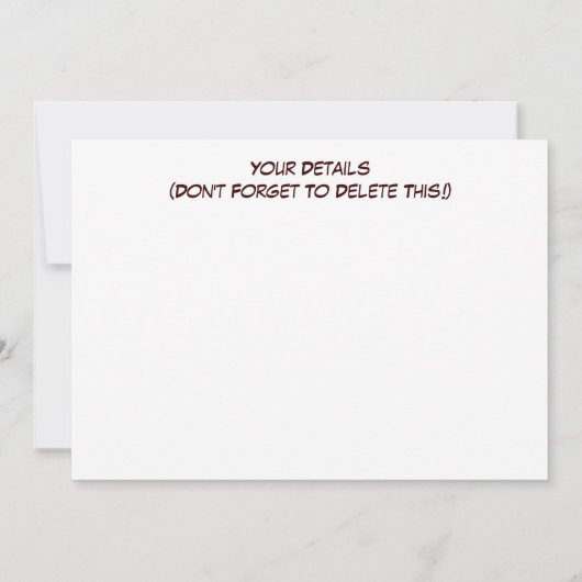 ブリック招待状 (裏面)