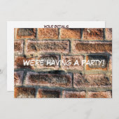 ブリック招待状 (正面/裏面)