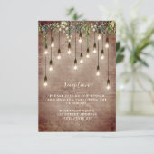 ブリック球根グリーンリーウェディングレセプション詳細Inv 招待状 (スタンド正面)