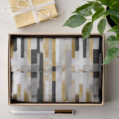 ブリック結合ブラシストロークの幾何学的パターン 薄葉紙 (ギフト)