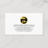 ブリック絵を描壁（ばちゃばちゃ）跳ねる絵を描の 名刺 (裏面)