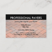 ブリック舗装用名刺 名刺 (正面)
