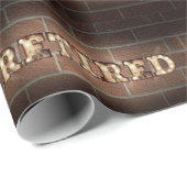 ブリック退職したのマーキー記号 ラッピングペーパー (ロールコーナー)