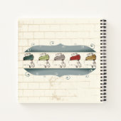 ブリック電気ビーター料理本レシピ手帳 ノートブック (裏面)