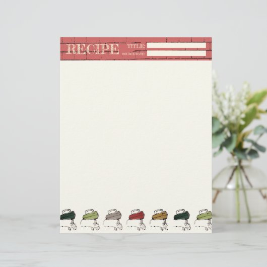 ブリック電気ミキサークックブックレシピレターヘッド (スタンド正面)