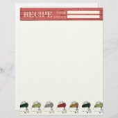 ブリック電気ミキサークックブックレシピレターヘッド (正面/裏面)