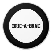 ブリック・アブラック セラミックノブ (正面)
