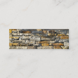 ブリック/石の名刺 スキニー名刺