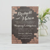 ブリック&石板グラフィティ結婚ズ 招待状 (スタンド正面)