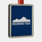 ブリッケンリッジお願い メタルオーナメント (右)