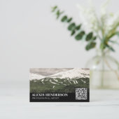 ブリッケンリッジコロラドイラストレーション 名刺 (スタンド正面)