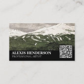 ブリッケンリッジコロラドイラストレーション 名刺 (正面)