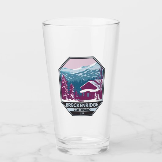 ブリッケンリッジコロラドウィンタースキーエリア タンブラーグラス (正面)