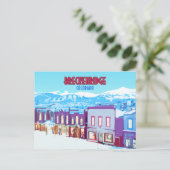 ブリッケンリッジコロラドダウンタウンマウンテンズ ポストカード (スタンド正面)