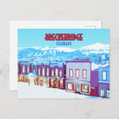 ブリッケンリッジコロラドダウンタウンマウンテンズ ポストカード (正面/裏面)