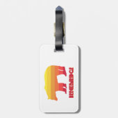 ブリッケンリッジコロラドレインボーベア ラゲッジタグ (裏面縦)