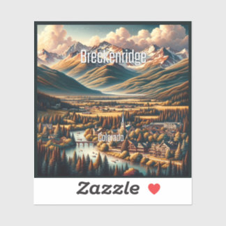 ブリッケンリッジコロラド3インチビニールステッカー シール